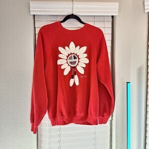 Hanes Vinatge Size XL Red Pullover Sweatshirt